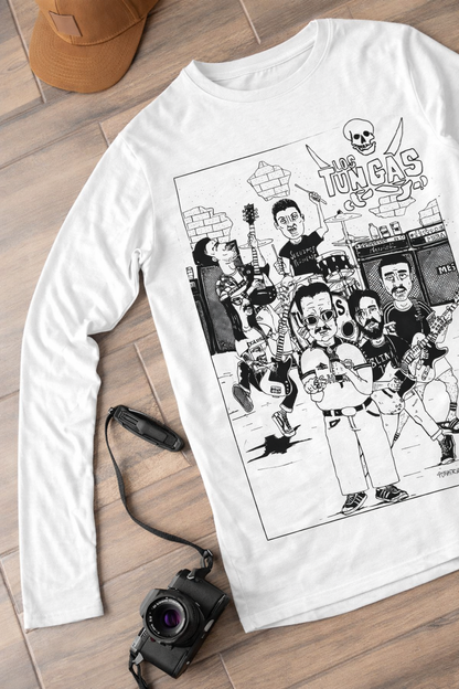 Playera Manga Larga | Ilustración Ft. Porkería
